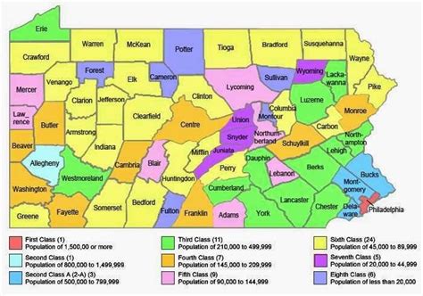 Free County Maps map of pennsylvania counties free printable maps pa county maps 700 700 X 491 ...