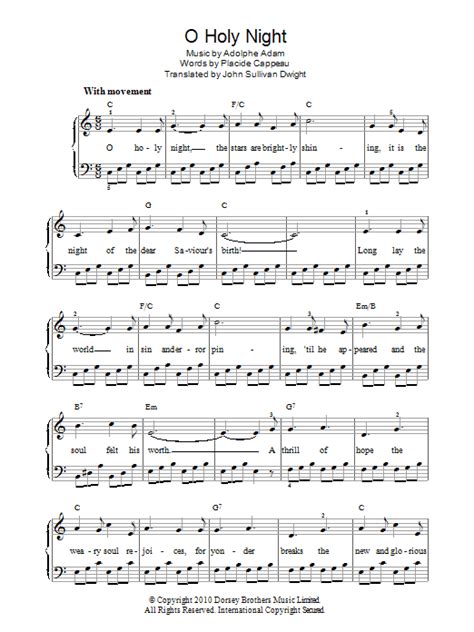 O Holy Night | Sheet Music Direct