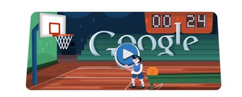 London 2012 basketball: Olympics day 13 Google doodle game | Technology News