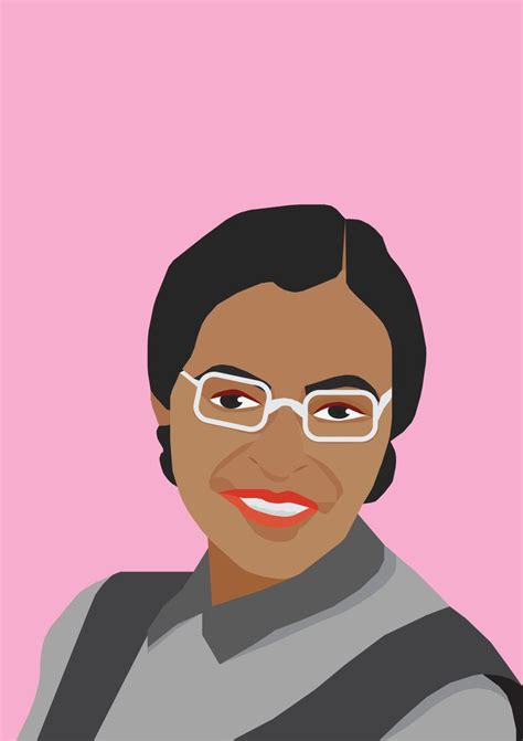 Vector art work of Rosa Parks for a feminism project. | Feminism art, Park art, Rosa parks