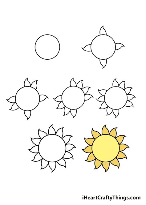 Dibujo del Sol-Cómo Dibujar El Sol Paso A Paso | Rocket site