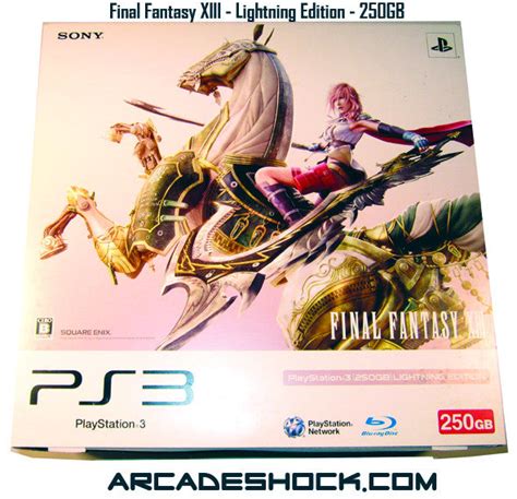 Sony PS3 Final Fantasy XIII Lightning Edition System 250GB – Arcade Shock