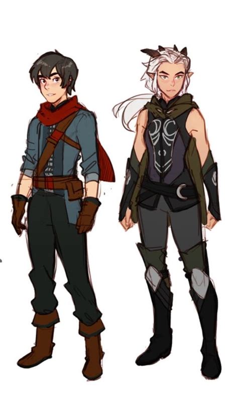 Callum and Rayla Concept Art - The Dragon Prince | Prince art, Dragon ...