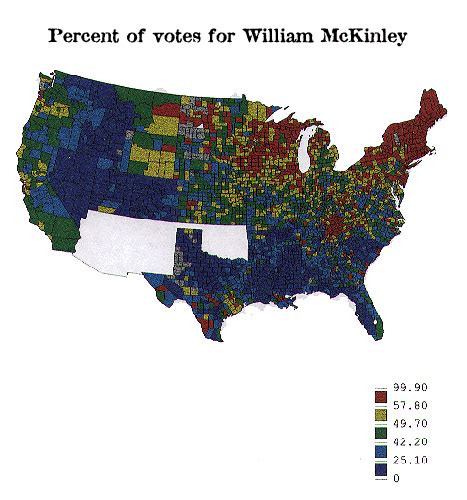 1896 Election Map