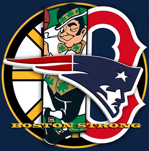 BOSTON STRONG ALL TEAMS LOGO Redone - a photo on Flickriver