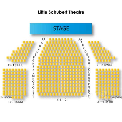 The Little Shubert Theatre Seating Chart- Theatre In New York