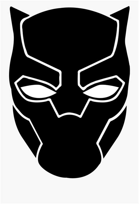 Download and share "black Panther" Stands As Entertaining Entry In Marvel - Black Panther Face ...