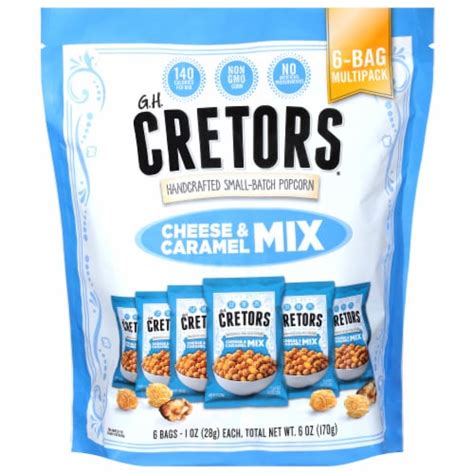 Gh Cretors Popcorn Cheese and Caramel 6 oz, Case of 6 - 6 OZ each - Kroger