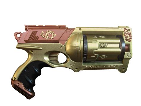 Steampunk Nerf Maverick: Rev 6A color tests - Blackmoor Vituperative