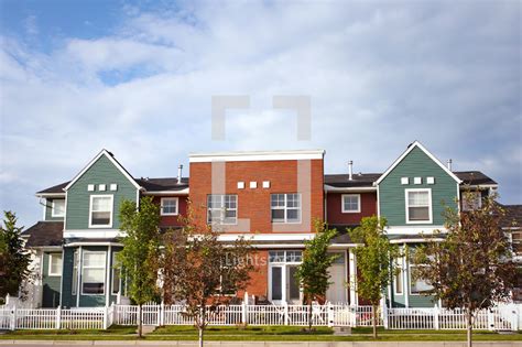 Modern urban row houses — Photo — Lightstock