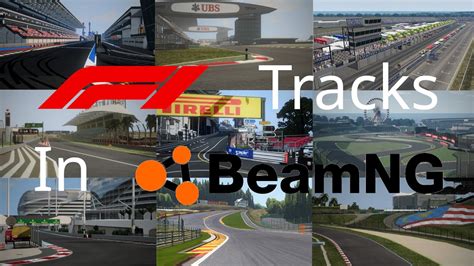 All the F1 tracks available in BeamNG.drive - YouTube