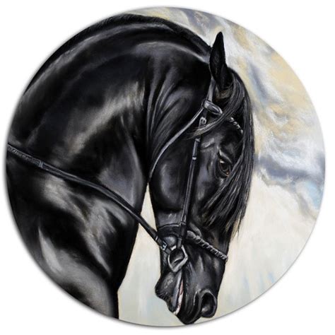 Friesian Horse Painting at PaintingValley.com | Explore collection of Friesian Horse Painting