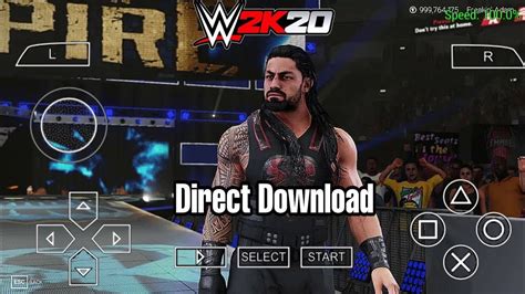 WWE 2K20 best Mod apk for Android gameplay ppsspp || download link soon ...