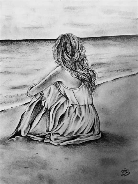 #aloneAlone!!!!!! | Art sketches pencil, Art drawings beautiful, Dark ...