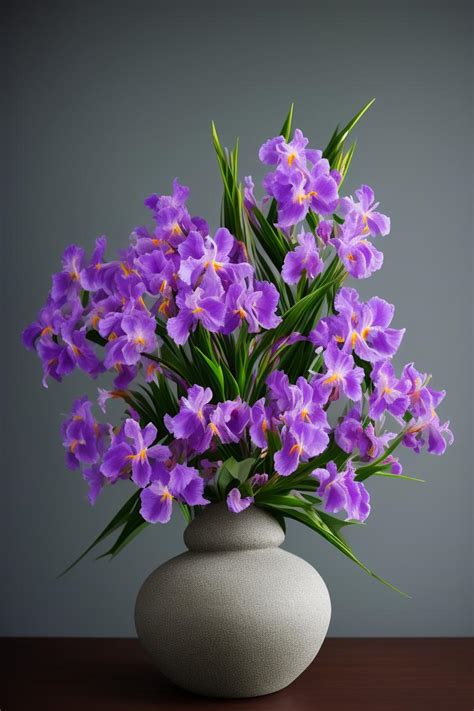 hard-chough87: arrangement of Hanashobu (Japanese Iris) on the table ...