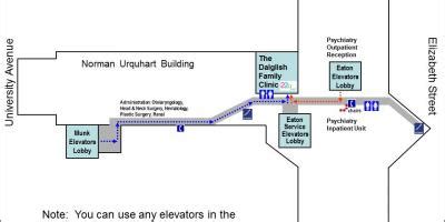 Toronto Hospital map. All Toronto Hospitals maps.