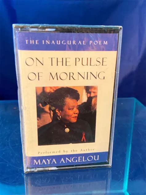 MAYA ANGELOU THE Inaugural Poem On Pulse of Morning Vintage Cassette Tape $8.99 - PicClick