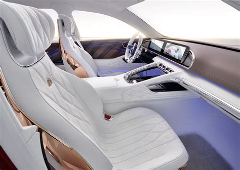 Gray vehicle interior, Vision Mercedes-Maybach Ultimate Luxury ...