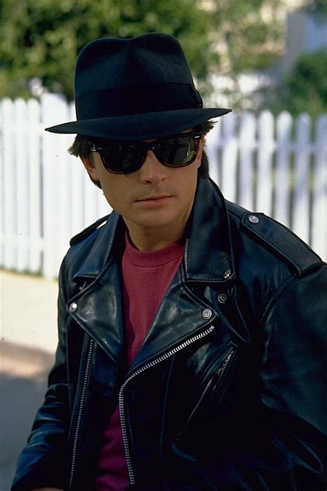 Marty Mcfly Black Leather Jacket