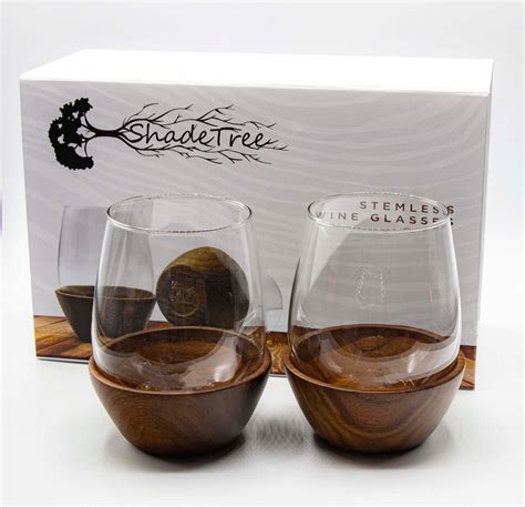 Unique Wood Wine Glasses & Gift Set - ShadeTree Sunglasses