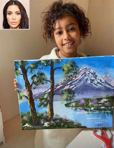 Kim Kardashian Hits Back at People Questioning Daughter North's Painting Abilities