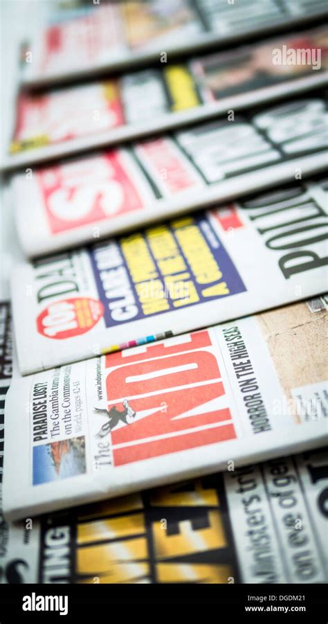 Uk newspaper logos hi-res stock photography and images - Alamy