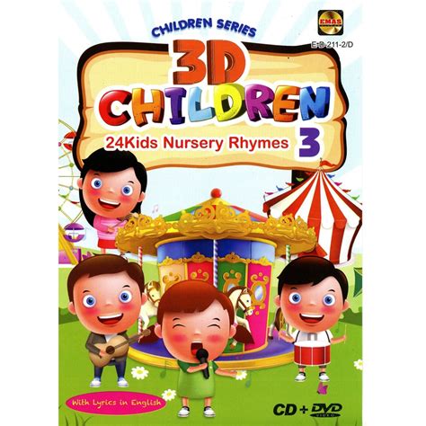 Cocomelon Children Songs CD+DVD 3D Children 24Kids Nursery Rhymes 3 (CD+DVD / 24 Songs) | Shopee ...