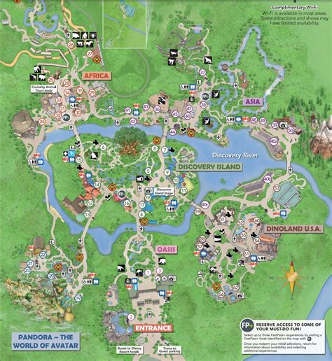 Disney Map Animal Kingdom