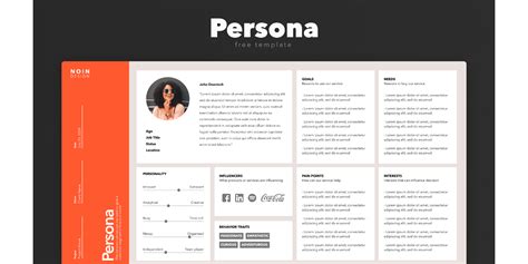 User Persona Free Template (Community) | Figma Community