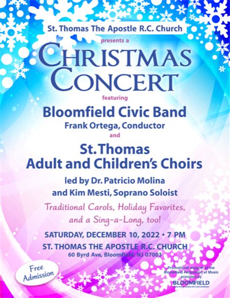 Upcoming Christmas Concert Saturday, December 10th! — St. Thomas the ...