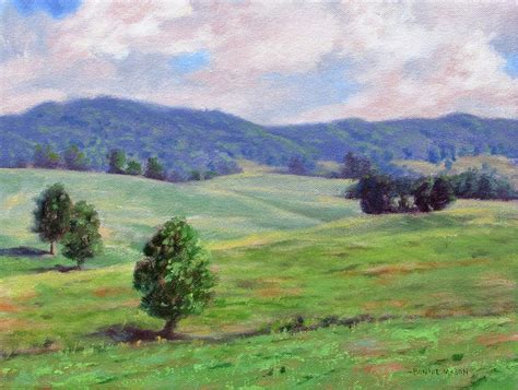 Rolling Hills Painting by Bonnie Mason - Pixels