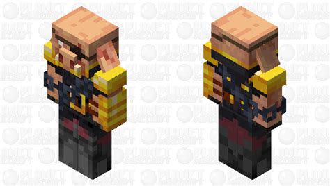 Piglin Warrior Minecraft Mob Skin