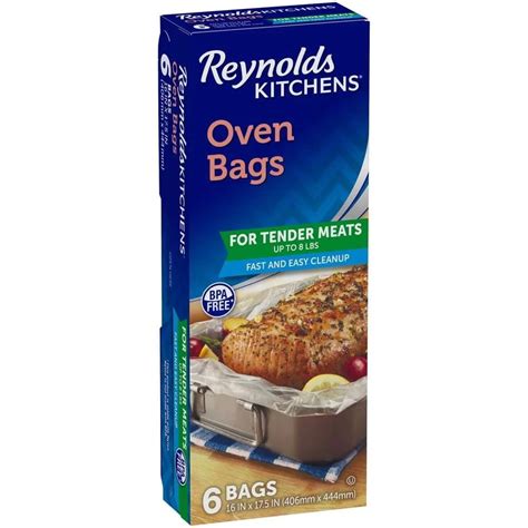 Reynolds Kitchens Oven Bags, Large, 6 Count - Dover Mart