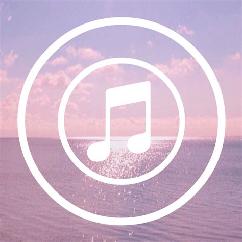 Music iTunes Aesthetic App Icon in Pink