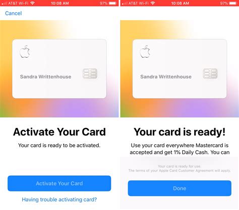 How to activate your physical Apple Card