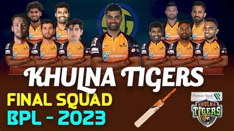 Khulna Tigers Squad 2023 List and Analysis