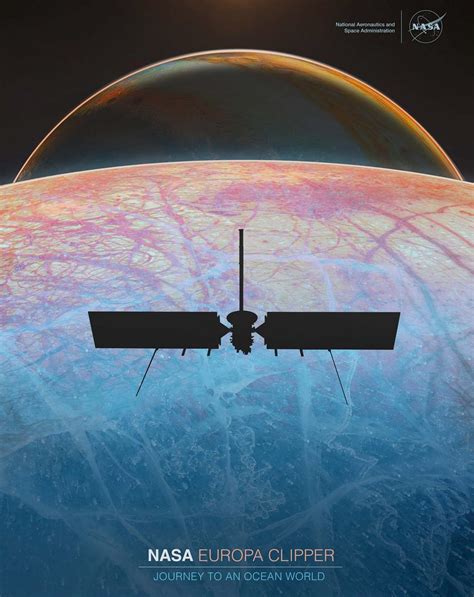 NASA's New Poster for the Europa Clipper Mission | WordlessTech