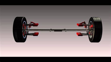 Double Wishbone Suspension Animation Autodesk - YouTube