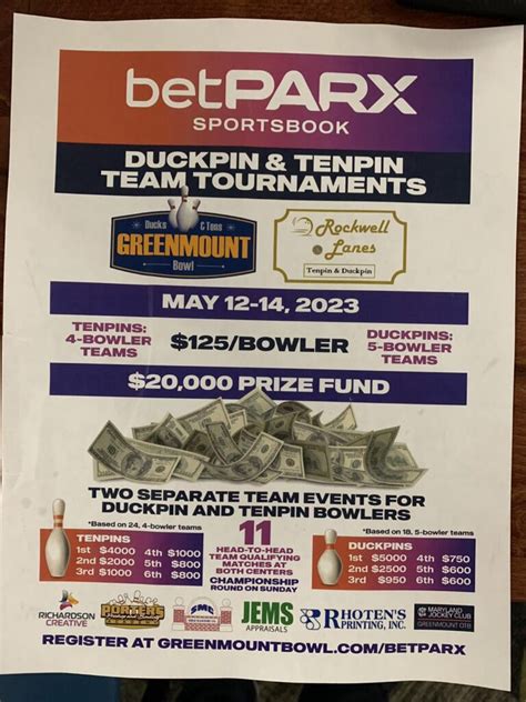 BetParx Duckpin & TenPin Team Bowling Tournament - Southern TNBA & USBC Bowling Tournaments ...