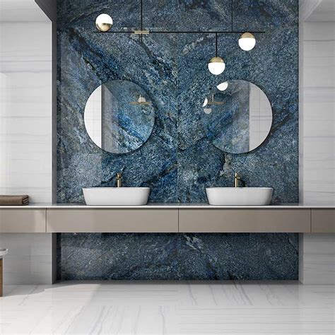 Blue Marble Bathroom