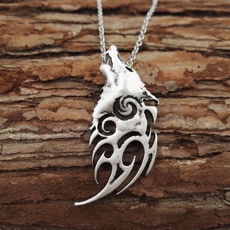 Viking Wolf Necklace & Pendant | Viking wolf necklace, Wolf necklace, Diamond cross pendants