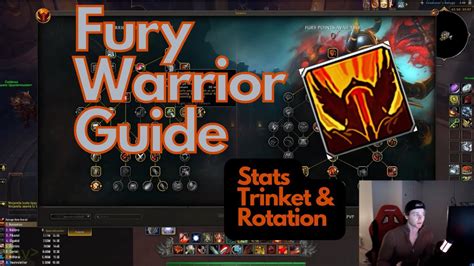 Fury Warrior Guide In 4 Minutes || What you NEED to know || Trinkets, Stats and Rotation - YouTube