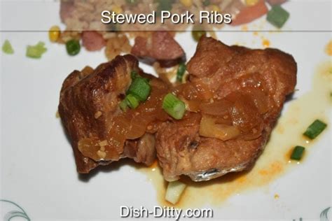 Chinese Stewed Pork Ribs Instant Pot Recipe - Dish Ditty