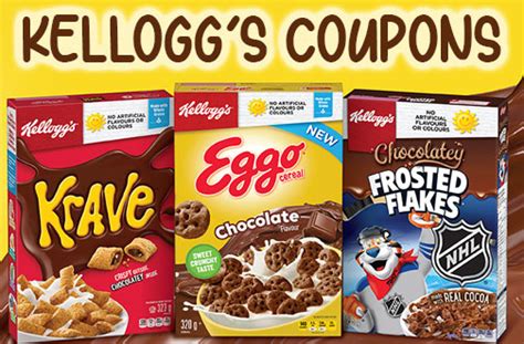 Kellogg's Coupons for Canada | NEW Cereal Coupons — Deals from SaveaLoonie!