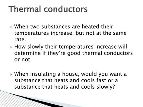 PPT - Thermal conductors PowerPoint Presentation, free download - ID:3398625