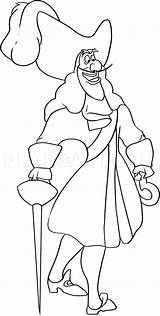 How To Draw Captain Hook From Peter Pan Step By Drawing Guide  sketch template