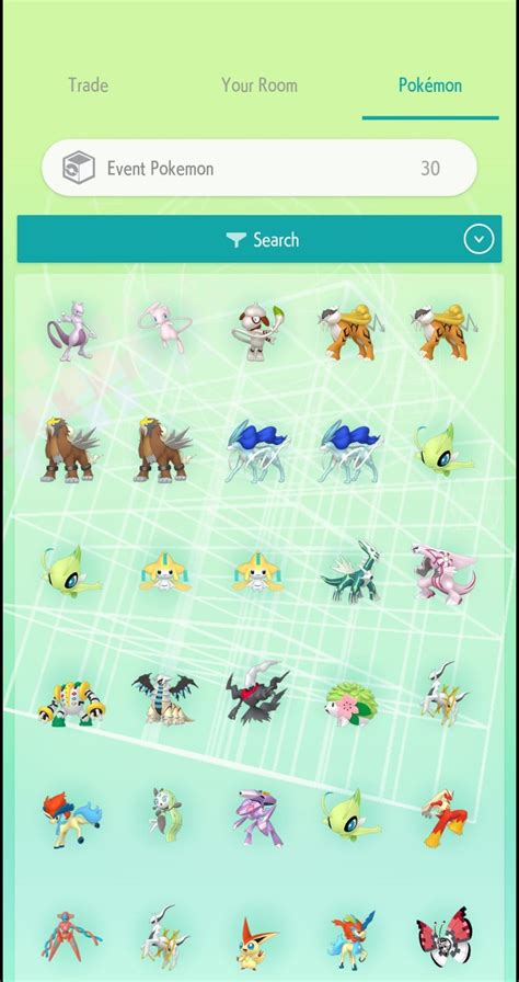 Ft: Special Event Pokemon. Lf: Other special events, shiny legendaries ...