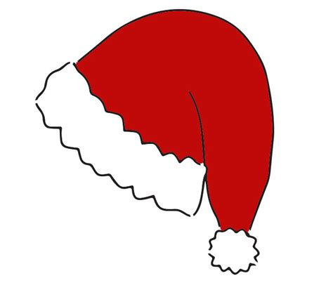 Santa Hat - 10 Mil Clear Mylar - Reusable Stencil Pattern – Go Stencil