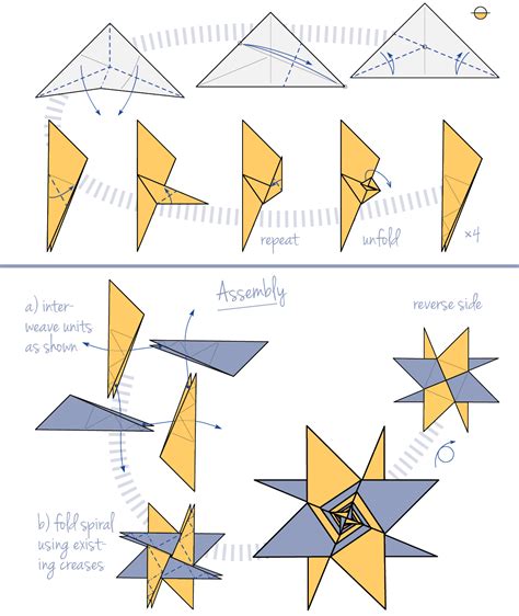 Origami Star Instructions ~ art and craft kids