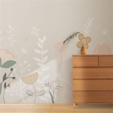 Spring Flowers Mural Wall Art – Digital Walls India